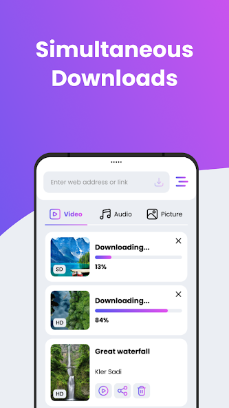 Any Video Downloader App | SSS captura de pantalla 3
