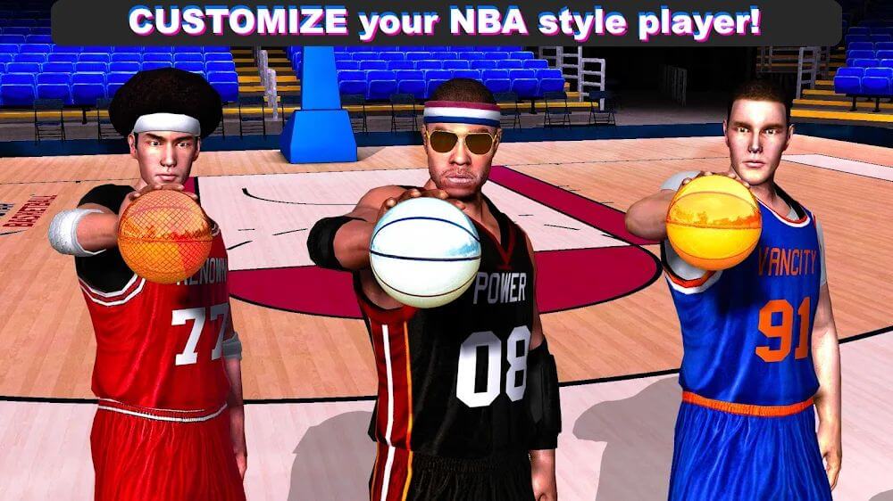 Tangkapan layar Basketball Game All Stars 2022 3