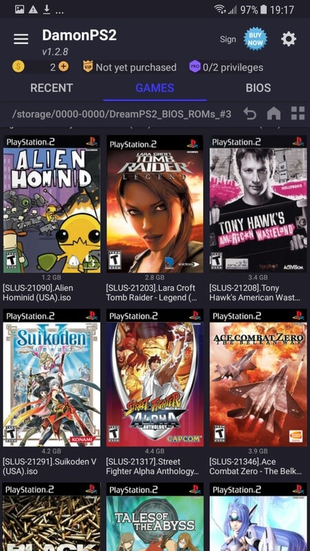 Observa DamonPS2 Pro - Emulador de PS2 Imagen 5