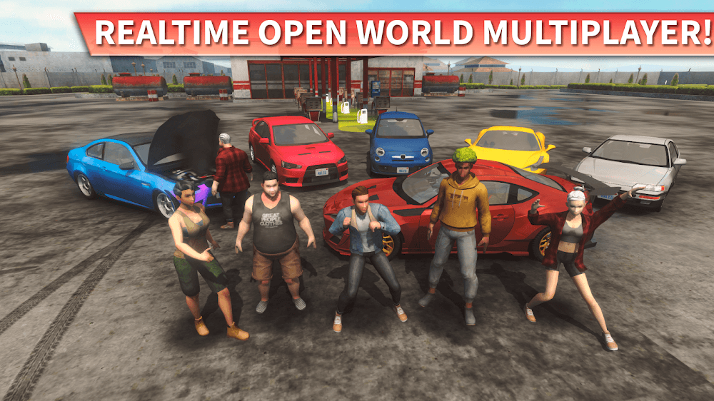 Captura de pantalla del juego Car Driving Online 2