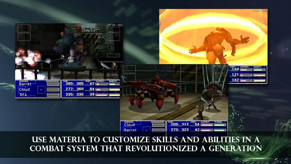 Capture d'écran de gameplay de FINAL FANTASY VII 5