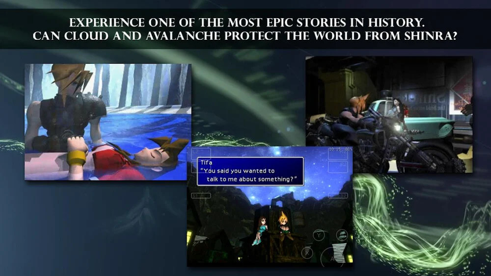 Capture d'écran de gameplay de FINAL FANTASY VII 3