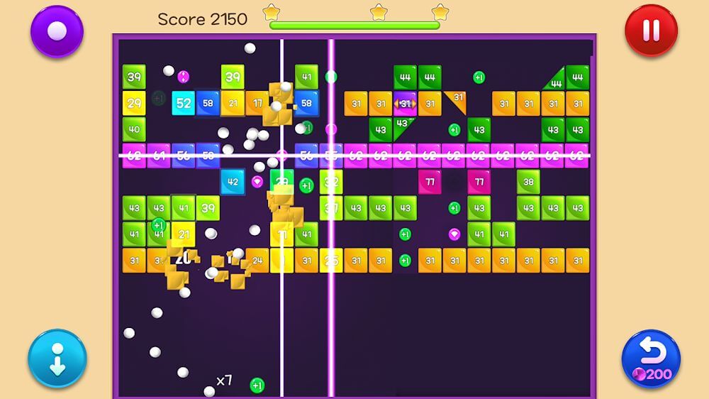 Jewel Bricks Breaker screenshot 3