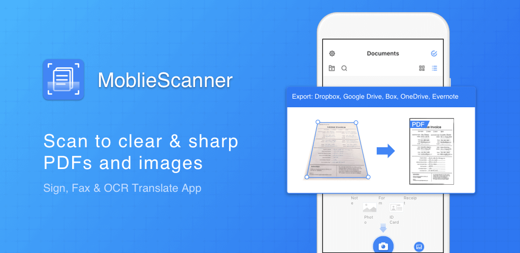 Captura de pantalla de Mobile Scanner App 1