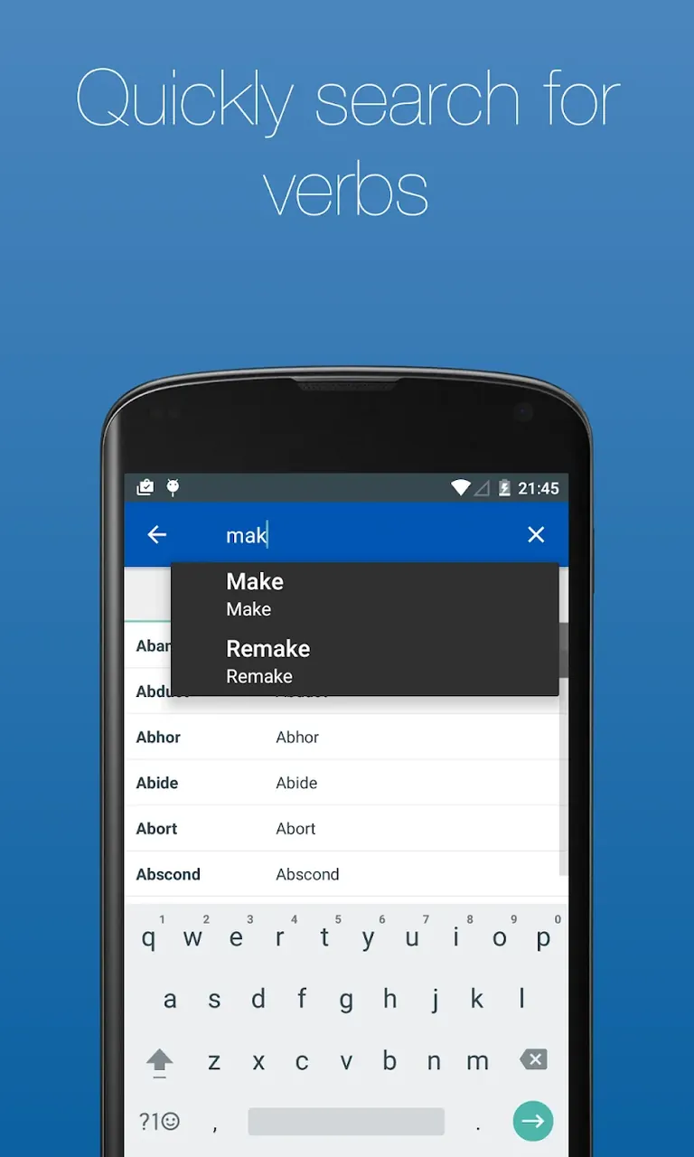 English Verb Conjugator Pro app preview 4