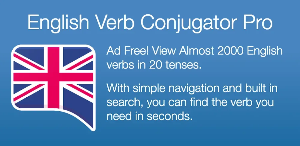English Verb Conjugator Pro app preview 1