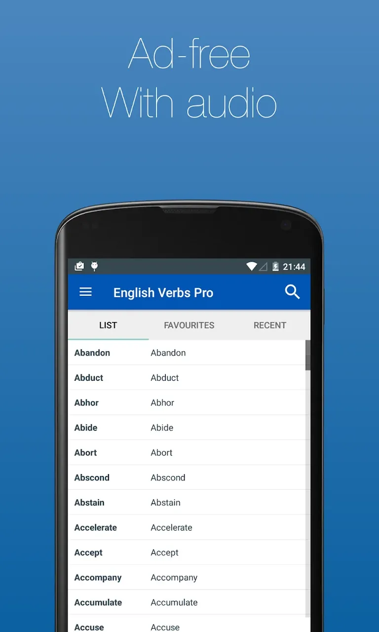 English Verb Conjugator Pro app preview 2