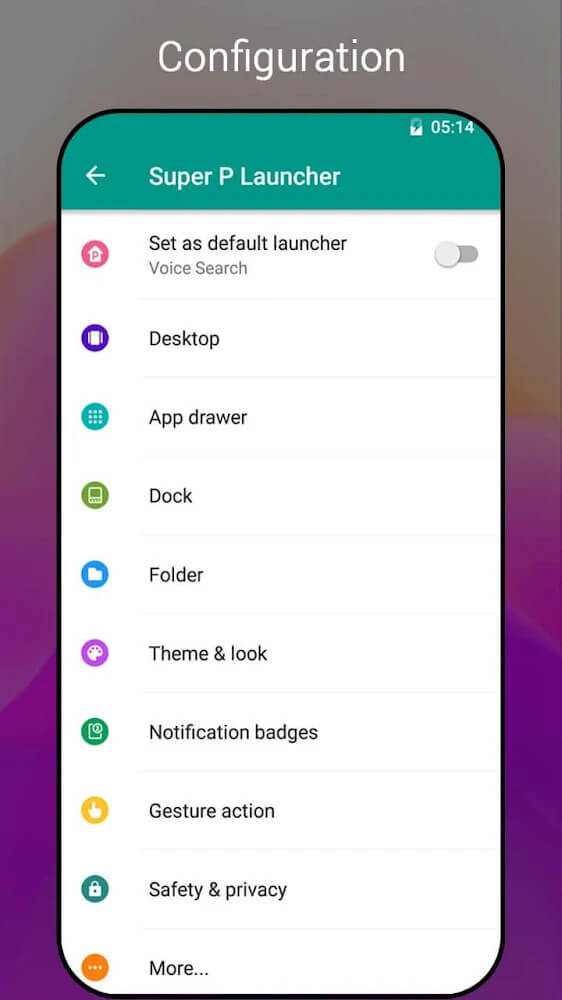 Super P Launcher screenshot 7