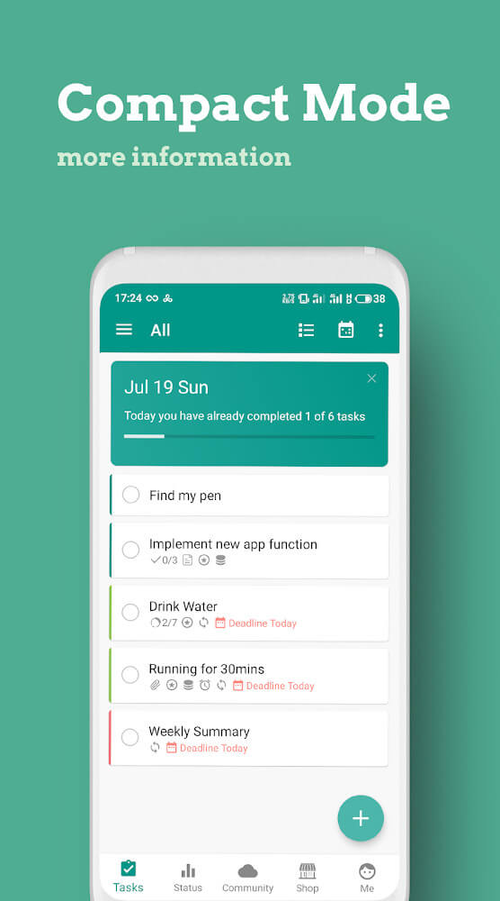 LifeUp Pro capture d'écran 3