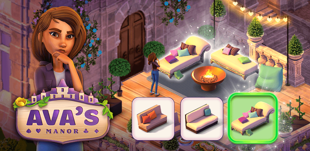 Solitaire Story - Ava’s Manor Screenshot 1
