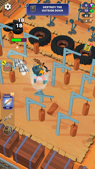 Zone X: Wasteland Survival RPG gameplay screenshot 3