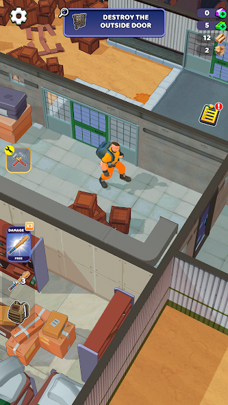 Zone X: Wasteland Survival RPG gameplay screenshot 1