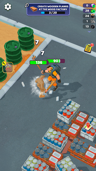 Zone X: Wasteland Survival RPG gameplay screenshot 6