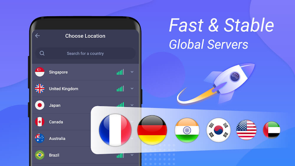Capture d'écran iTop VPN 5