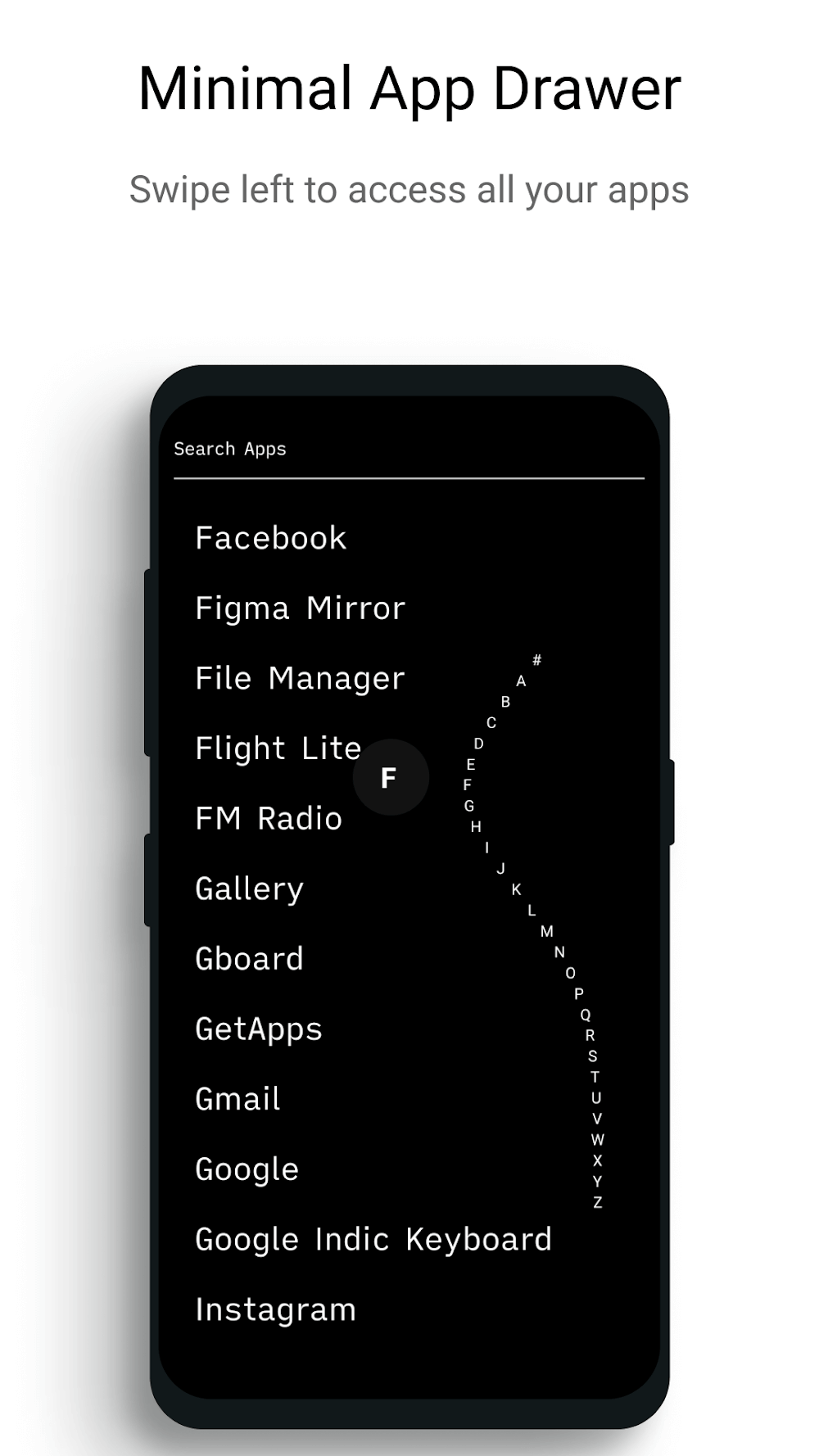Indistract Minimalist Launcher captura 3