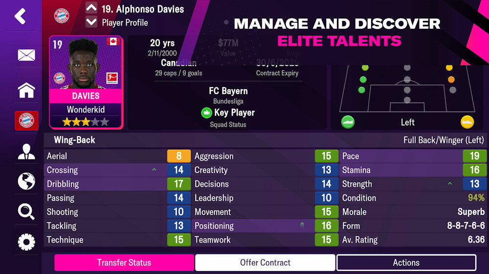Captura de pantalla 2 de Football Manager 2022 Mobile