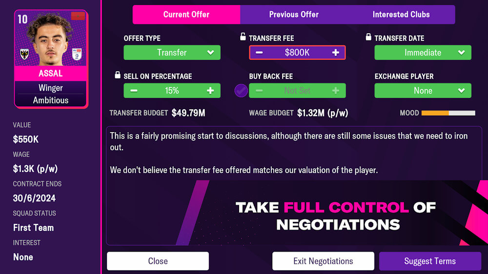Captura de pantalla 5 de Football Manager 2022 Mobile