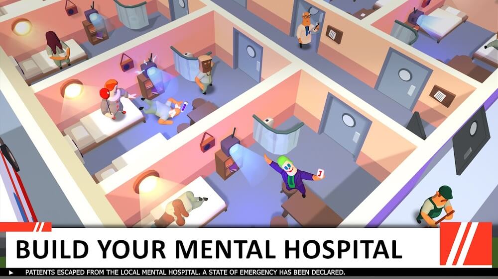 Idle Mental Hospital Tycoon captura de pantalla 2