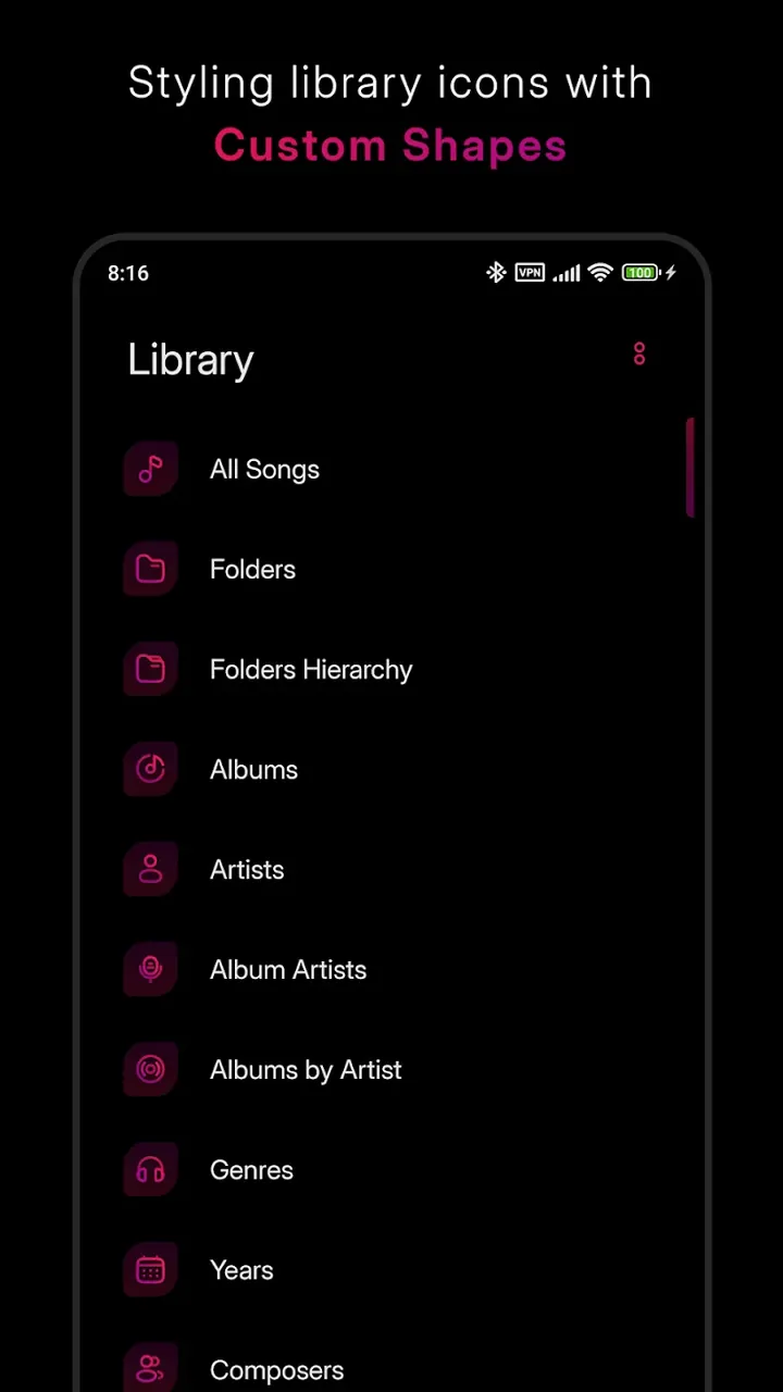 Proxima - Poweramp Skin Captura de tela 5