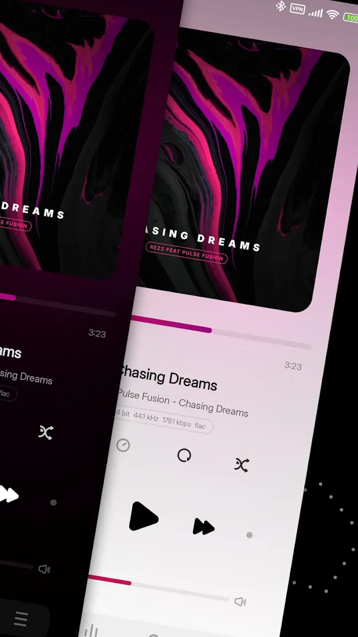 Proxima - Poweramp Skin Captura de tela 3