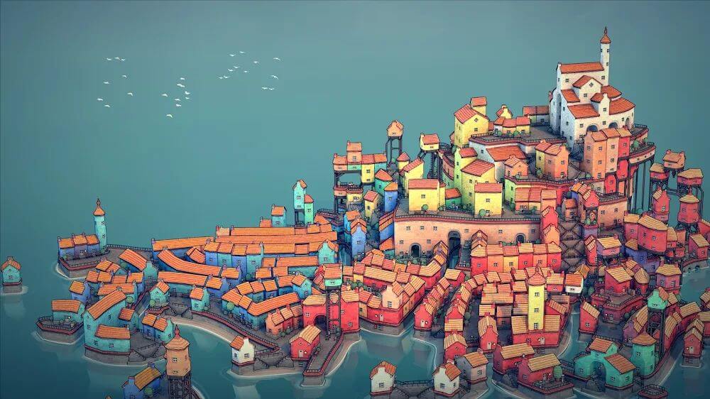 Capture d'écran du gameplay de Townscaper 5