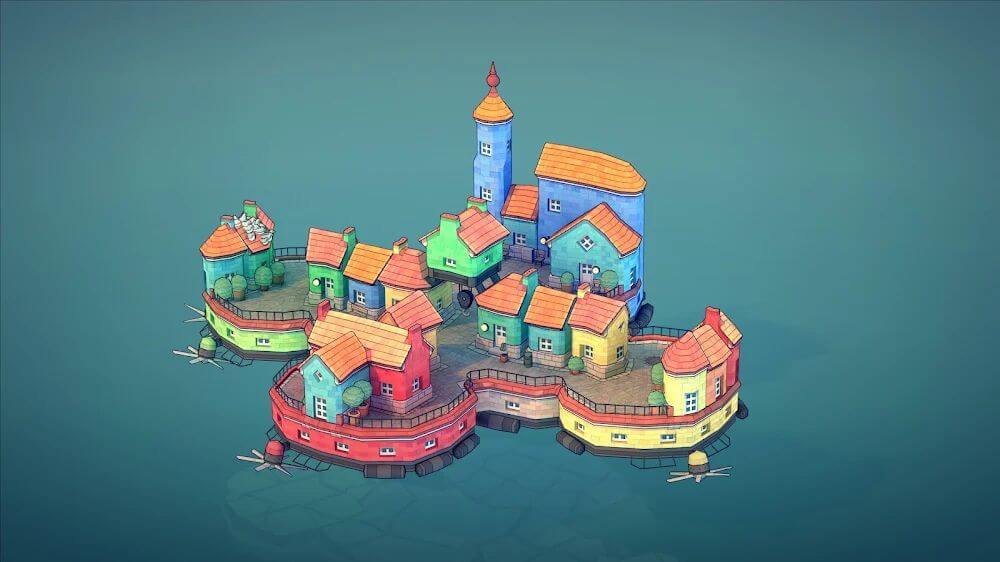 Capture d'écran du gameplay de Townscaper 3