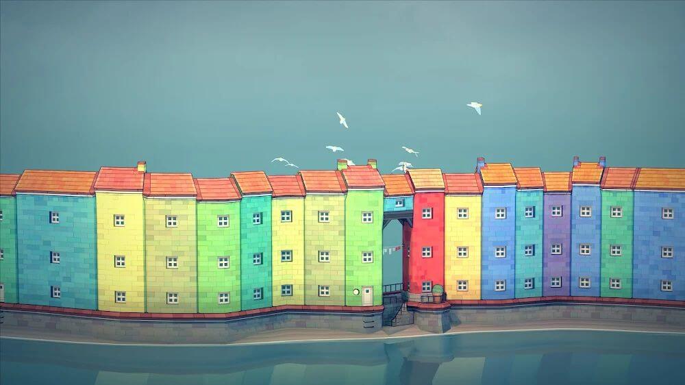 Capture d'écran du gameplay de Townscaper 4