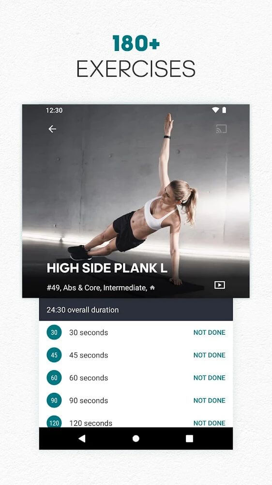 Capture d'écran 3 de l'application adidas Training