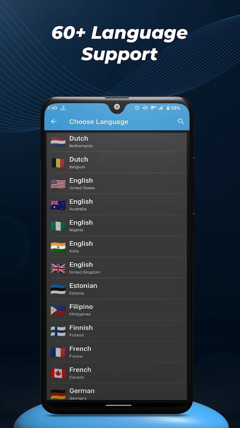 Text To Speech (TTS) app screenshot 3