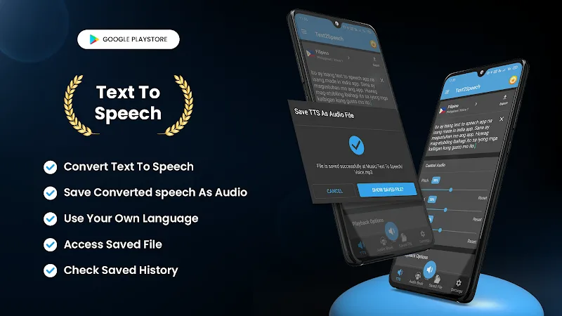 Text To Speech (TTS) app screenshot 2
