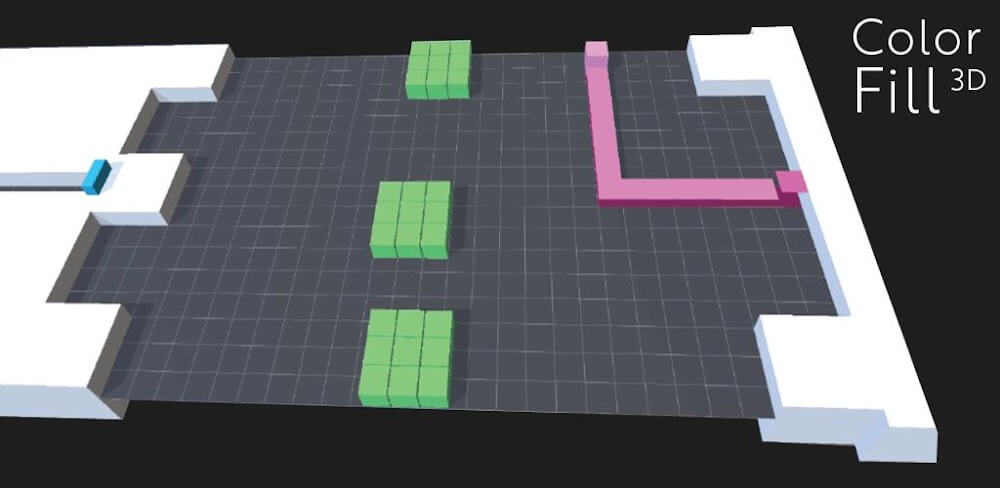 Vista previa de la jugabilidad de Color Fill 3D 1