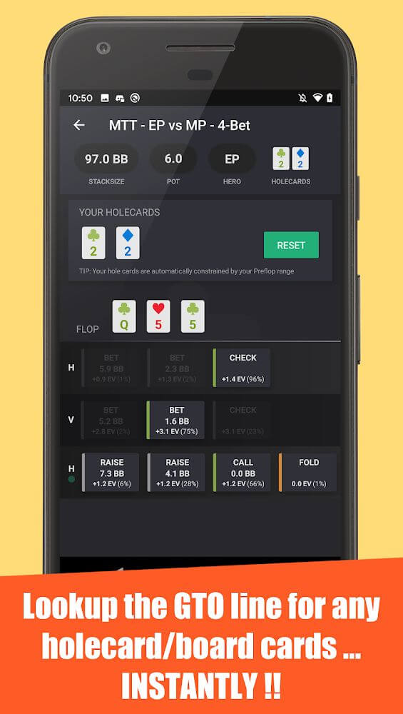 Captura de pantalla 2 de Poker Solver+