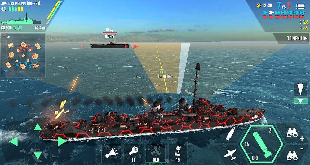 Captura de pantalla de Battle of Warships: Naval Blitz 4