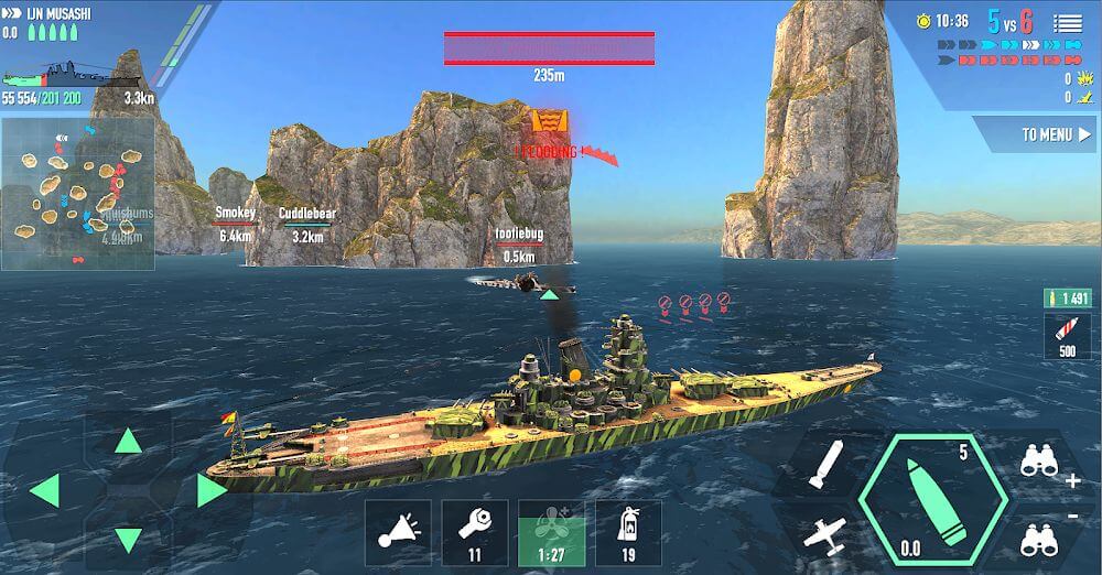 Captura de pantalla de Battle of Warships: Naval Blitz 6