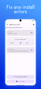 Tangkapan layar 5 APK Installer & Converter