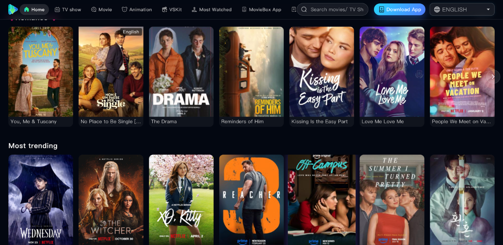 Cuplikan Layar Moviebox 1