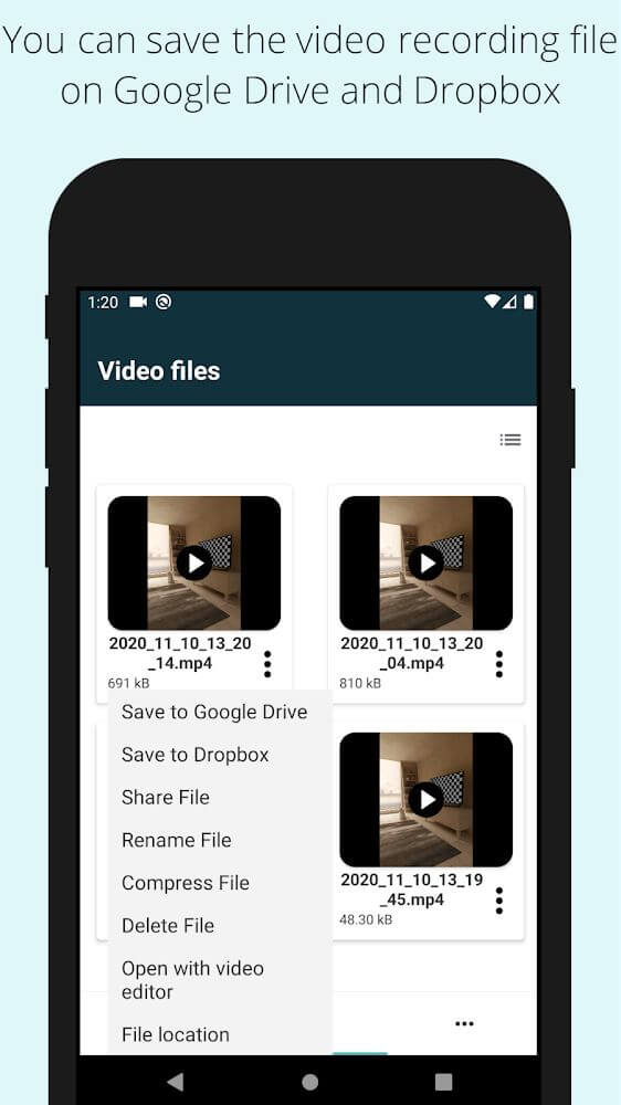 Tangkapan layar 6 Background Video Recorder