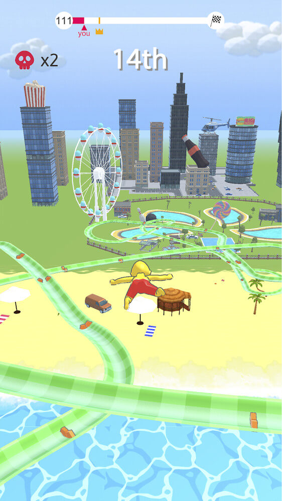 Screenshot gameplay Aquapark.io 3