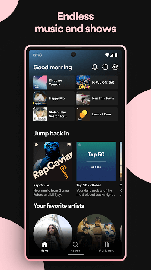 Lượt xem trước ứng dụng Spotify Music 8