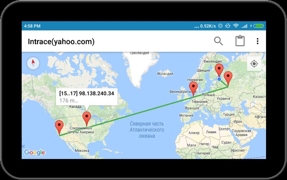 Intrace: Visual Traceroute screenshot 6
