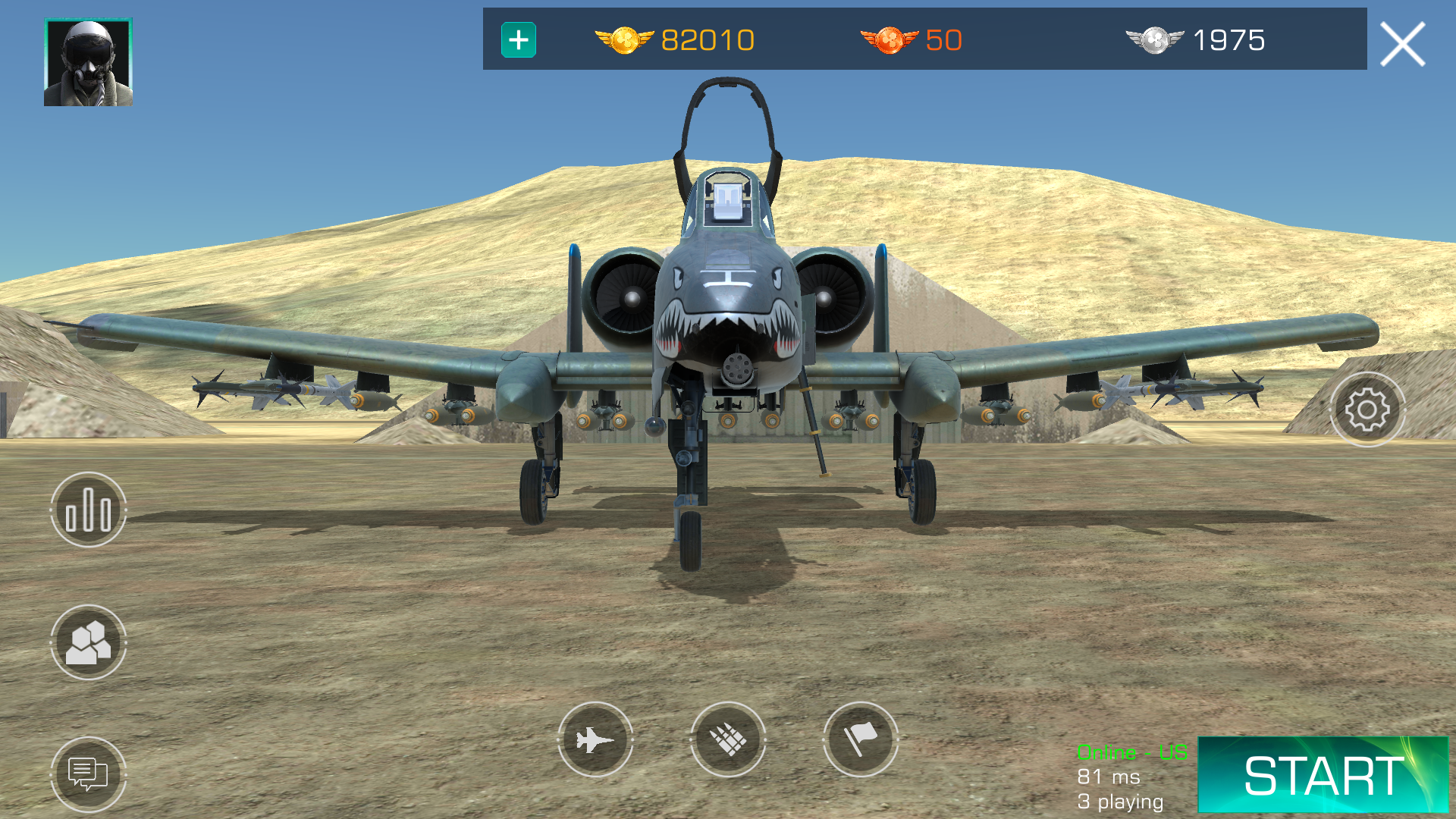 GS4: Realistic Air Combat gameplay screenshot 5