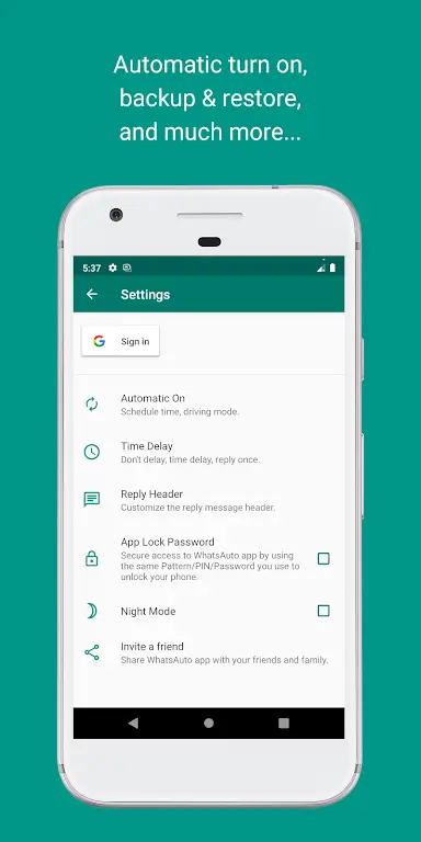 WhatsAuto - Reply App screenshot 3