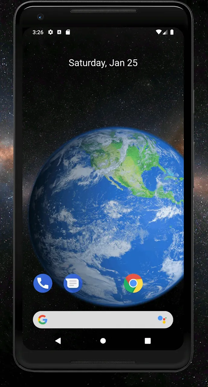 Tangkapan layar pratinjau Earth 3D Live Wallpaper 4