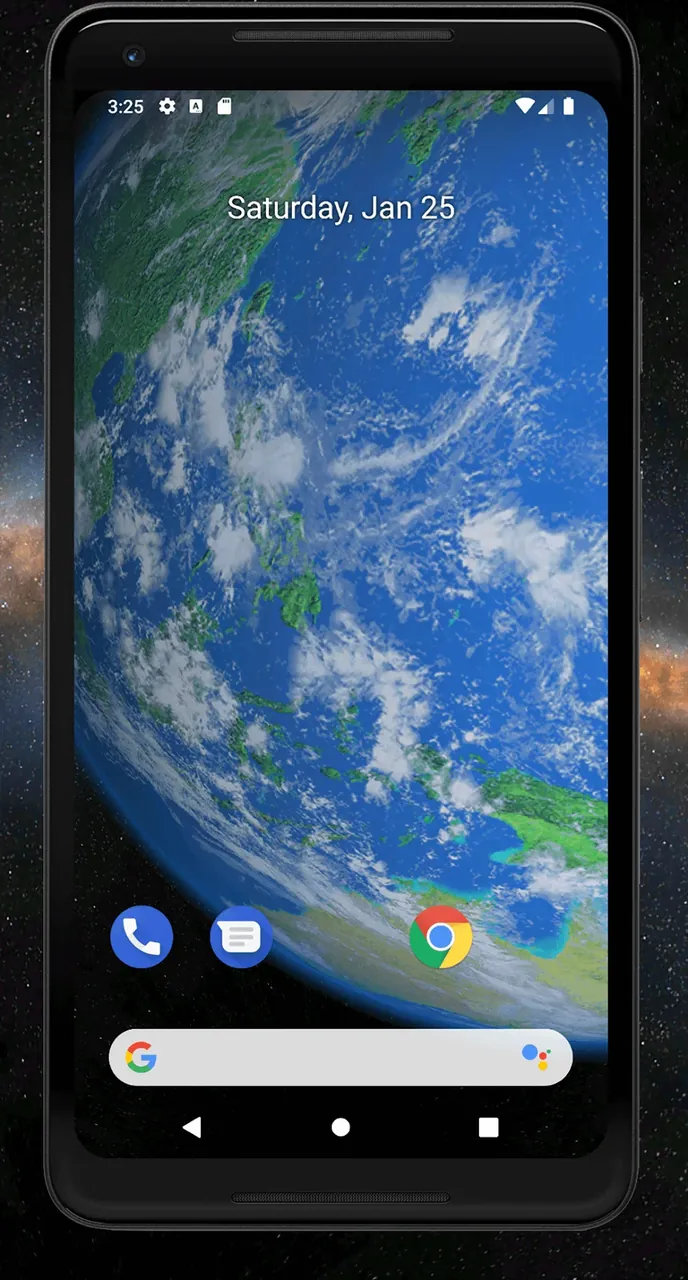 Tangkapan layar pratinjau Earth 3D Live Wallpaper 2