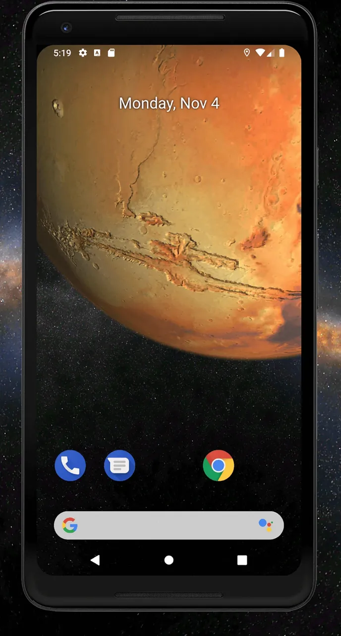 Tangkapan layar pratinjau Earth 3D Live Wallpaper 6