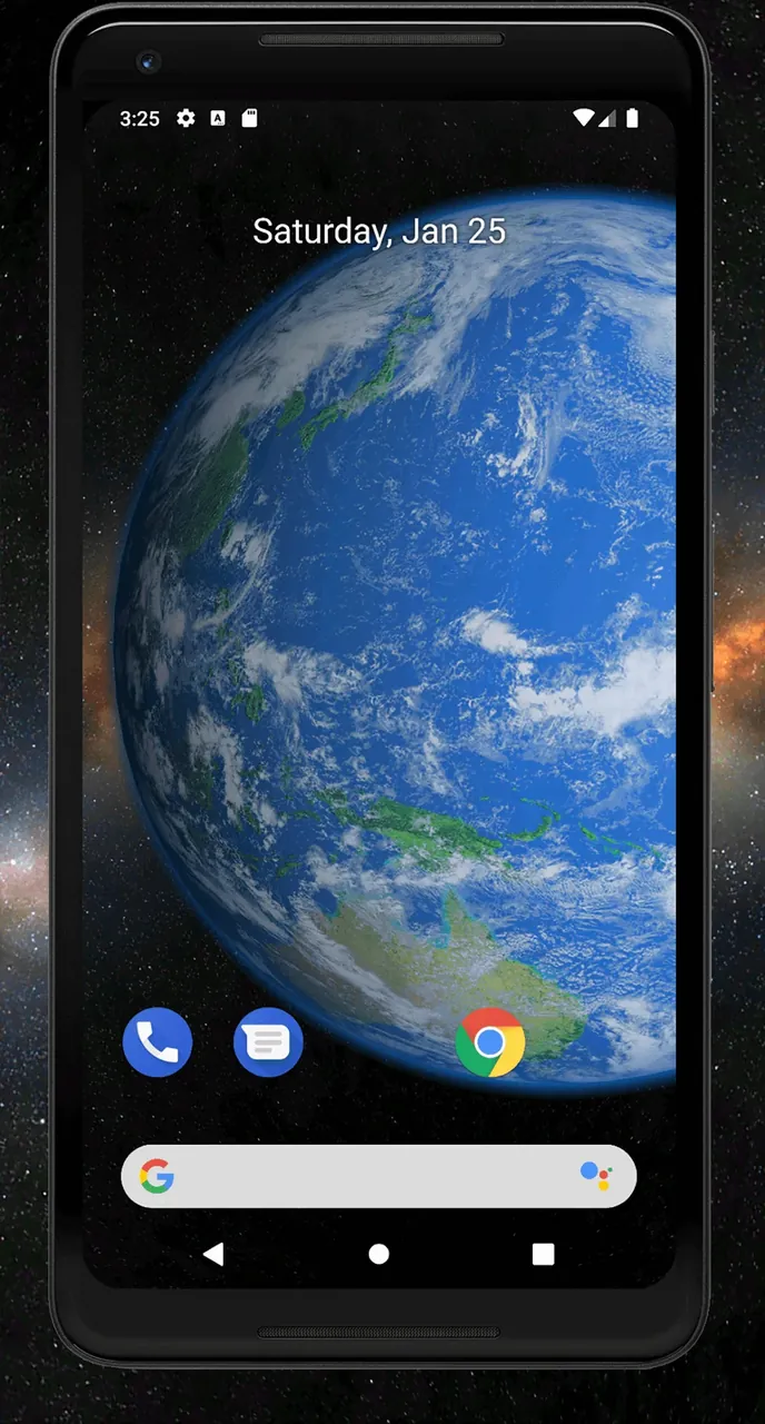 Tangkapan layar pratinjau Earth 3D Live Wallpaper 3