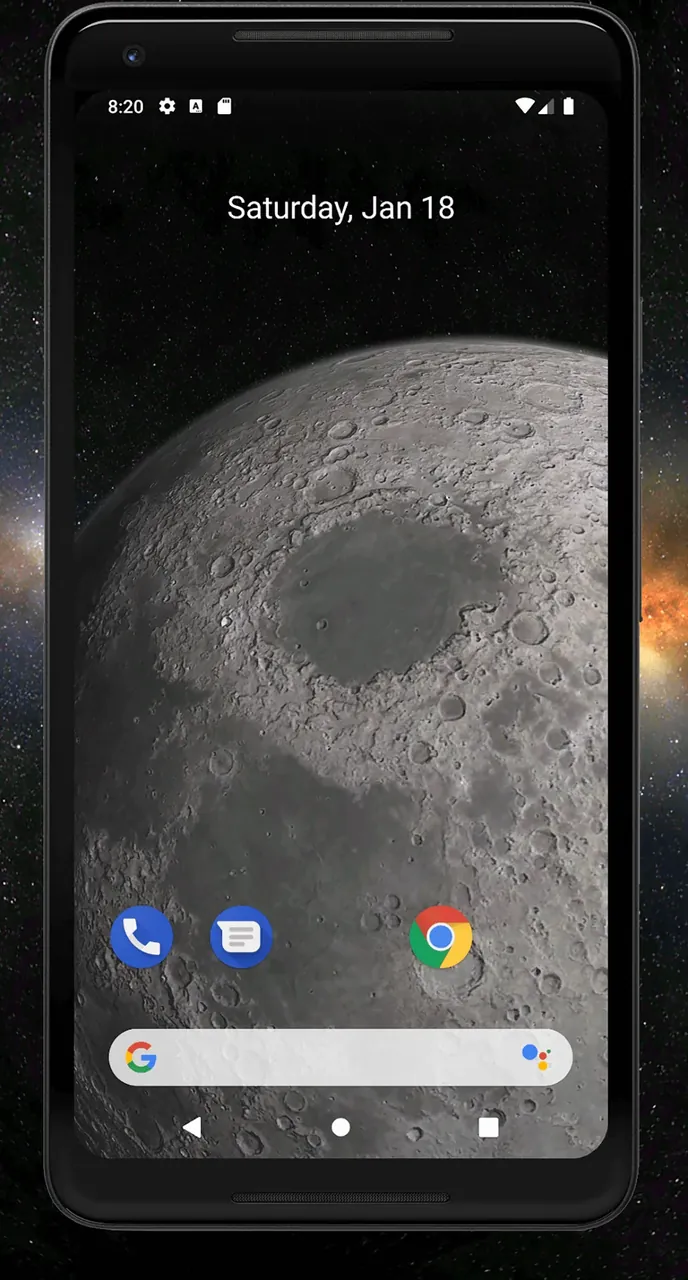 Tangkapan layar pratinjau Earth 3D Live Wallpaper 5