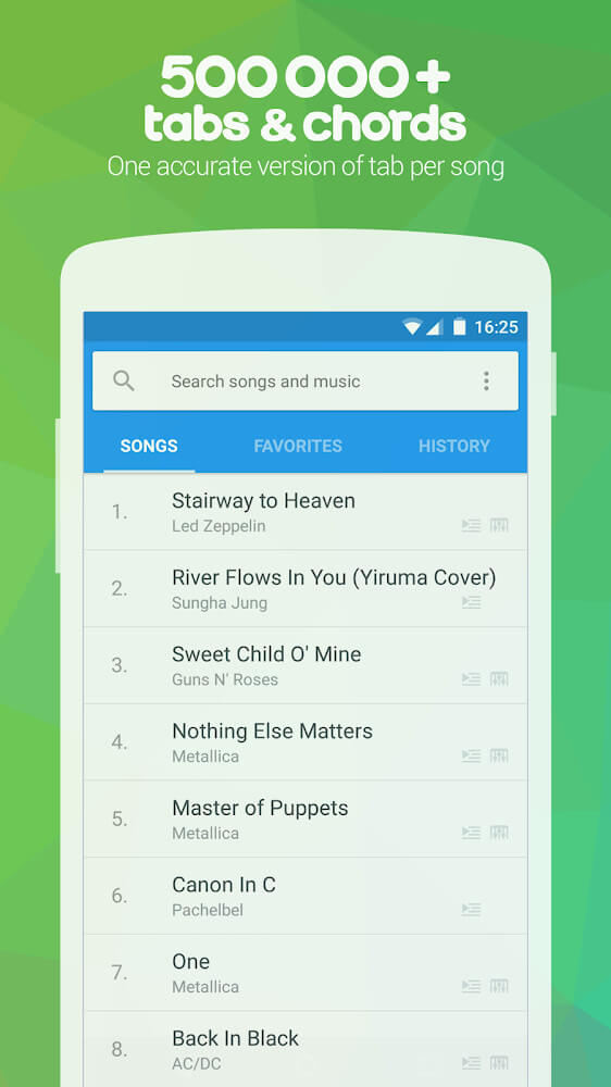 Songsterr Guitar Tabs & Chords screenshot 2