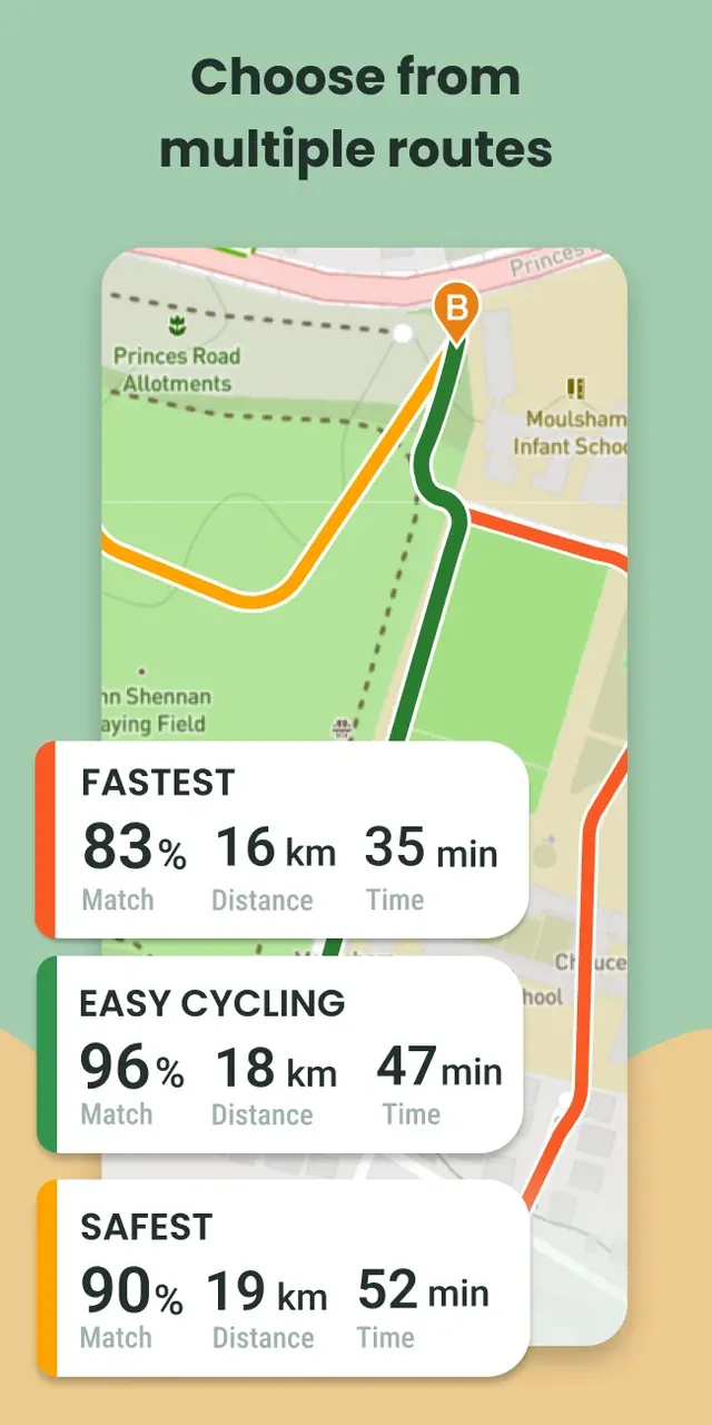 Cyclers: Bike Navigation & Map captura de tela 5