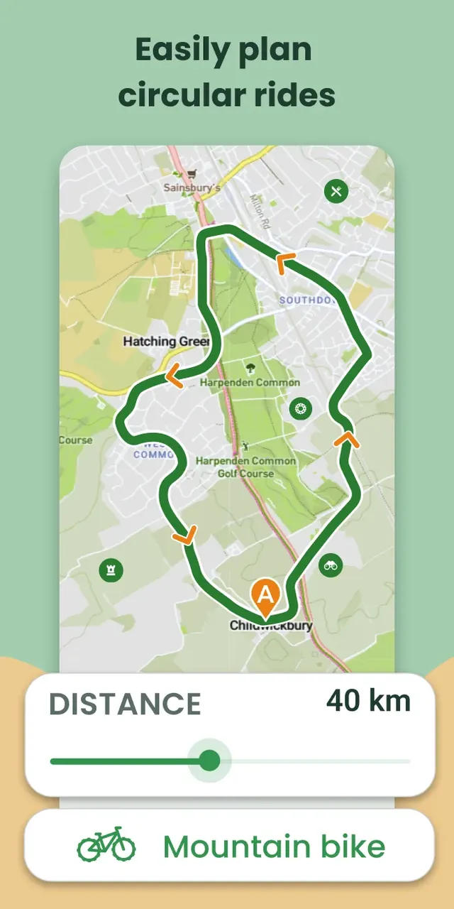 Cyclers: Bike Navigation & Map captura de tela 3